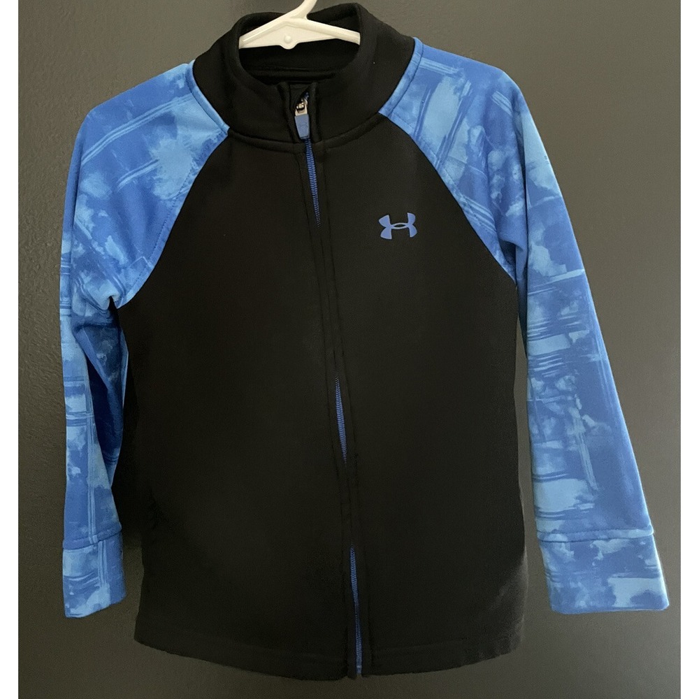 Boys Under Armour Jacket Back/Blue Sz 4T